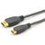 CE-LINK 2018 Mini HDMI转HDMI 转换线（镀金插头 抗干扰 支持3D、1080P）1.83米 灰色第5张高清大图