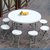 俊采云JCY-G7折叠餐桌圆桌子饭桌家用折叠圆桌面餐桌吃饭桌（单位：个）(白色)第5张高清大图