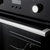 睿尚(RE)ET830 嵌入式 烤箱 3D热风 双探针温控 低温门体 钢化玻璃 黑银第3张高清大图
