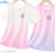 迪士尼女童短袖T恤儿童纯棉白色打底衫女孩薄款上衣夏季洋气童装(110CM 110cm)第2张高清大图