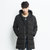 凯仕达冬季新品时尚男士防风保暖长款休闲棉衣RH5059-1(黑色 3XL)第4张高清大图