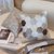 Texdream|灰色系列现代简约抱枕套轻奢现代棉麻客厅沙发方形靠枕(【字母系列 | 四件套】)第2张高清大图