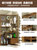新中式书架落地书柜置物架客厅卧室实木多层儿童收纳学生展示架子(带门款（左右通用）-特价)第4张高清大图
