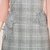 苏白系列-烟花烫CSL2017秋装新款女装格子毛呢背带连衣裙 一生念(灰色 XL)第4张高清大图
