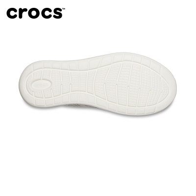 Crocs女鞋 秋季LiteRide酷网运动鞋透气休闲鞋镂空系带鞋|205726(黑色/白色 35)