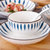 网红碗套装家用吃饭碗小碗陶瓷手绘日式餐具家庭泡面碗大碗组合(甲骨文 4.5英寸圆碗-2个)第2张高清大图
