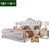 卡富丹 法式实木床 欧式1.8米双人床简欧真皮软靠白色大床主卧室奢华婚床T5902第5张高清大图