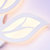 汉斯威诺现代简约卧室新颖创意吸顶花瓣客厅卡通餐厅书房灯奇特个性灯饰具HS102115(15W 暖光 壁灯 默认值（请修改）)第4张高清大图