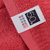 三利 50支精梳棉优选简素加大毛巾1条 35×80cm 柔软吸水亲肤面巾(橘红色)第3张高清大图