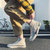 太子龙2019新款男生帆布鞋字母图案瑞安硫化鞋休闲学生布鞋潮流板鞋批发  SXPLH1020(褐色 41)第2张高清大图