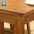 富邦匠工 现代简约小户型伸缩长方形餐台 实木餐桌椅 餐桌椅组合 801#(一桌四椅【颜色备注】)第2张高清大图