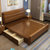 吉木多 橡胶木实木床新中式1.8米1.5米双人床经济型主卧婚床 颜色拍下备注(1.8*2米（基础款） 床+床头柜*1)第3张高清大图