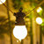 G50球泡灯灯彩灯圣诞跑马灯挂树灯装饰庭院灯LED灯泡串(透明球暖光 24V低压防水球泡灯5米10灯可串联)第3张高清大图