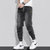 2021年夏季裤子男士潮牌薄款宽松新款休闲工装束脚牛仔裤(黑色 L)第2张高清大图