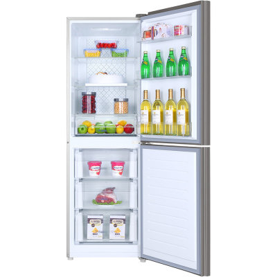 海尔（Haier）BCD-221WDPT 风冷无霜双门冰箱家用两门节能静音冷藏冷冻双门电冰箱(金色 221L)