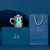 国风陶瓷办公杯 一鹿平安创意马克杯水杯带盖过滤杯三件套礼品(蓝色款)第5张高清大图
