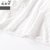瑰蝴蝶秋季女装2017新款性感V领木耳边打底上衣重工镂空花边拼接蕾丝衫(白色 XL)第2张高清大图