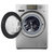 Panasonic 松下 滚筒洗衣机XQG100-EG13T 10公斤除螨带烘干变频 深银色(银色 10kg)第3张高清大图