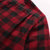 2018春季新款100%全棉舒适男士男款长袖衬衫商务美式休闲英伦格纹(红黑格 L)第4张高清大图
