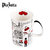 Plazotta 时尚随意马克杯 情侣水杯大陶瓷杯创意办公咖啡杯01292  01293(伦敦系列三人)第3张高清大图