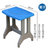 亿景鸿基 学生双人塑钢学校培训辅导班家用学习升降桌(深蓝桌凳 YKZ020)第2张高清大图
