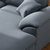 A家家具 布艺沙发现代简约组合大小户型可拆洗沙发组合 DB1558(蓝灰色 三人位+中位+右贵妃位)第4张高清大图