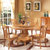 乔林曼兰 餐桌  现代中式旋转餐桌椅组合套装(1.3m海棠色 一桌6椅)第3张高清大图