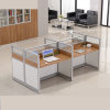 利尚 LS-120屏风办公桌电脑桌隔断职员桌现代简约免漆组合办公桌(默认 默认)