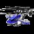 遥控飞机 无人直升机合金儿童玩具 飞机模型耐摔遥控充电动飞行器(蓝色 一个机身一块电池)第3张高清大图