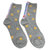 韩国女袜东大门kikiyasocks新款袜子樱桃兔子笑脸字母中筒运动袜(灰色 均码)第5张高清大图