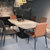 新飓岩板长方形简约大小户型饭桌现代意式极简轻奢餐桌椅组合小户型餐厅吃饭桌(默认)第2张高清大图