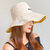 Bonbfenssan 波梵森2021夏季新款盆帽双面可戴可折叠遮阳帽太阳帽(浅黄色)第3张高清大图