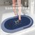 硅藻泥吸水垫星座软垫卫生间入户门地垫浴室防滑脚垫卫浴厕所地毯(45*70（强力防滑 易清理） 巨蟹座-灰色方形)第2张高清大图