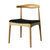 利尚 YLW25-2实木休闲椅靠背椅子北欧餐椅(常规)第4张高清大图
