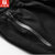 吉普盾 系带运动裤子 春装新品针织长裤男士宽松休闲裤3583(黑色 4XL)第5张高清大图