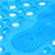 艾虎浴室浴房防滑垫 卫生间吸盘PVC圆孔脚垫(蓝色 38*68cm)第3张高清大图
