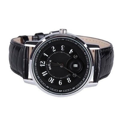 贝捷（Berze）BT059 SBB简洁商务石英正品男士手表（黑色）