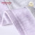 小米米minimoto新生儿宝宝连体连身衣婴儿宝宝哈衣爬服(紫色-对襟连身衣 80cm（9-18个月）)第5张高清大图
