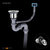 ASRAS阿萨斯 G110D 卫浴厨房优质不锈钢水槽下水器 单槽下水管 洗菜盆单槽下水器(标准60CM)第2张高清大图