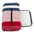 车德克DK-6201大尺寸绒面铝膜防潮户外野餐垫（红蓝格）（200*150cm）第5张高清大图