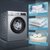 西门子（SIEMENS）10公斤洗衣机 自动滚筒洗烘一体机 变频智能洗烘WN54A1X82W 高端银(银色 10公斤)第5张高清大图