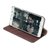 木木（MUNU）三星 NOTE5 N9200 手机壳 手机套 保护壳 保护套 商务皮套 支架皮套 插卡式钱包保护套(玫红)第4张高清大图