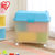 爱丽思IRIS大号透明塑料大容量儿童可移动玩具收纳箱衣物整理箱540(粉色)第4张高清大图