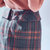 袅姿新品格纹半身裙NZ6010261(橘红 XL)第5张高清大图