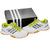 adidas阿迪达斯 羽毛球鞋男女运动鞋透气防滑训练鞋 B26432白灰色(41)第2张高清大图