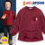 JELISPOON吉哩熊韩国童装冬季新款男童女童优雅加绒T恤(150 紫红色)第2张高清大图