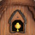 汉时欧式客厅创意布谷鸟挂钟田园艺术时钟个性装饰报时摆钟HP33(棕色（罗马表盘）)第6张高清大图