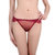 Allure Pink透明性感新款女士内裤 无痕舒适蕾丝裤头女式三角裤(红色 L)第2张高清大图