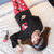 霓美舒 睡衣女可外穿韩版卡通清新学生睡衣长袖套装薄款宽松家居服(XX 612#红裤米奇（白色） M码)第5张高清大图