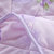 宁娃家纺 精品磨毛夏凉被 空调被 夏被 夏凉床品 单人双人适用(牡丹紫 180×220cm)第4张高清大图